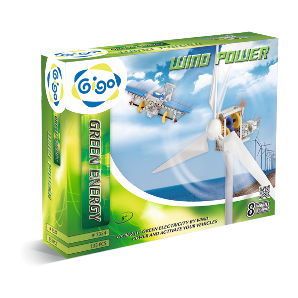 STEM 科技積木：綠色能源系列 — 風力發電實驗組