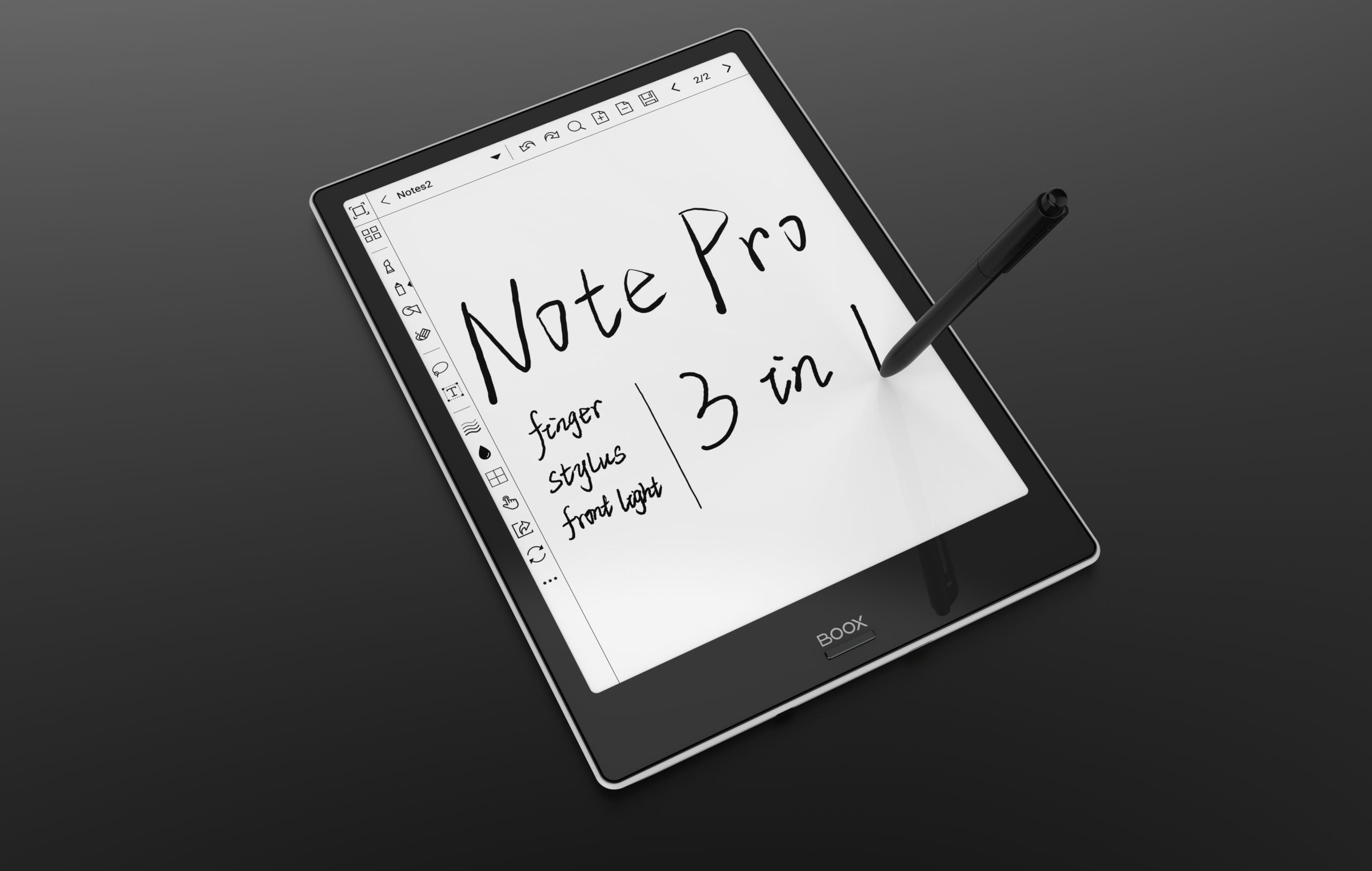 Max2 Unlike LCD screens, 13.3” (similar to A4 size) E I