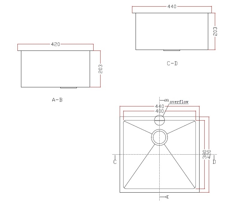 iDECOR U1146 Stainless Steel Kitchen Sink