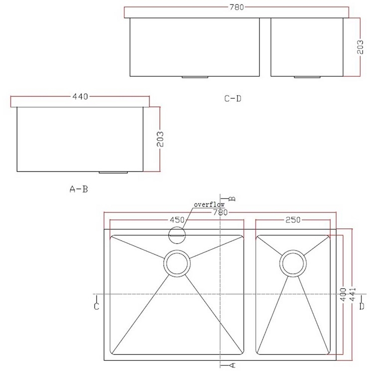 iDECOR U3143 Stainless Steel Kitchen Sink