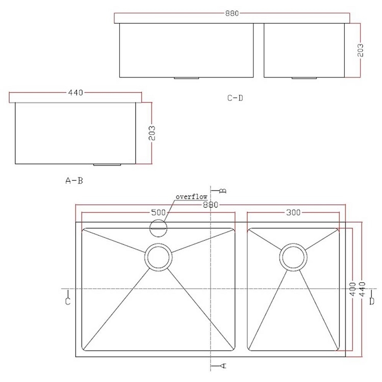 iDECOR U3145 Stainless Steel Kitchen Sink