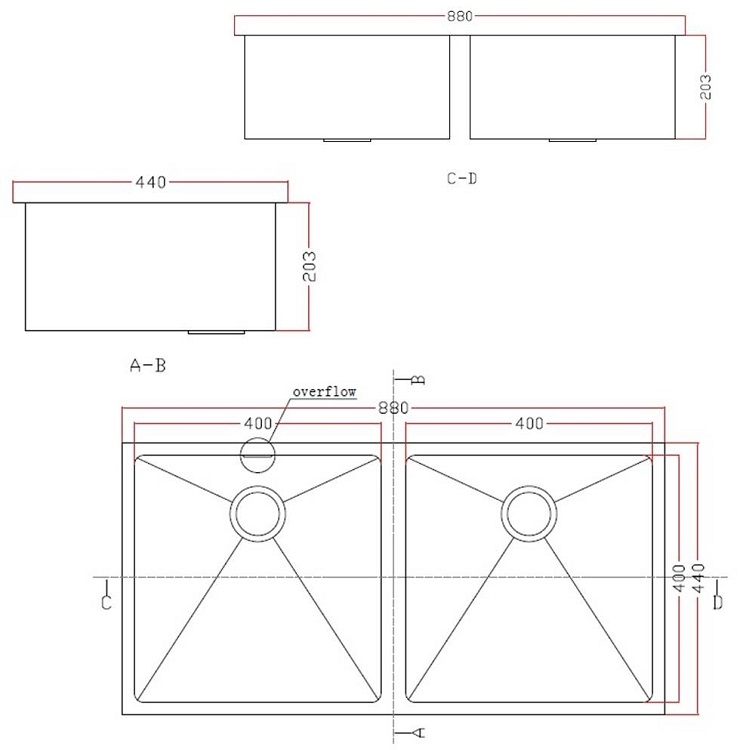 iDECOR U3146 Stainless Steel Kitchen Sink