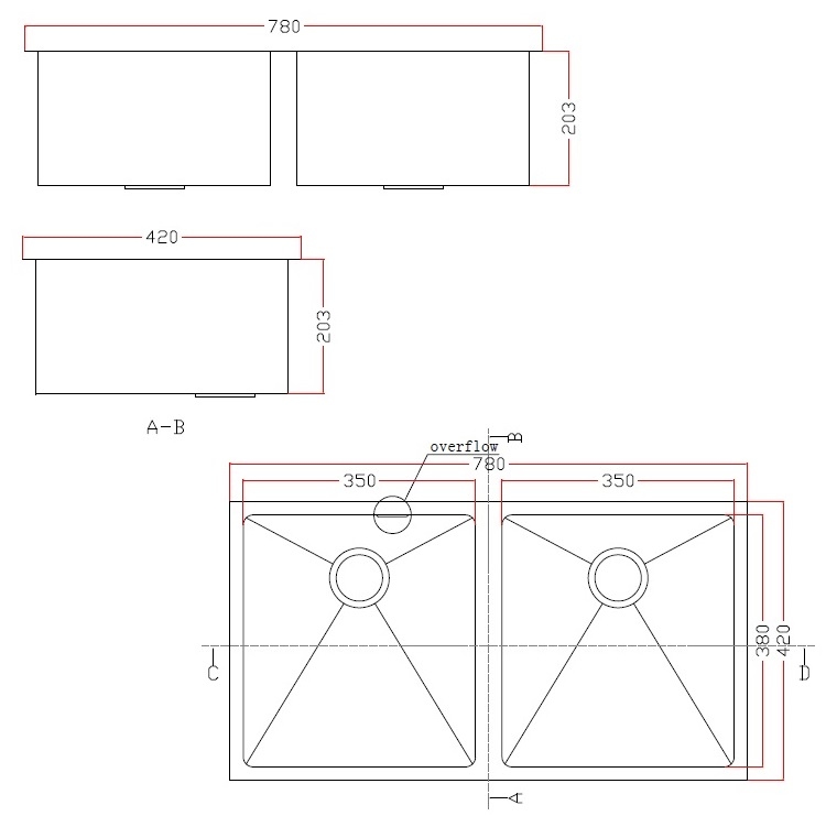 iDECOR U3149 Stainless Steel Kitchen Sink