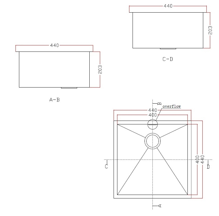 iDECOR U1122 Stainless Steel Kitchen Sink