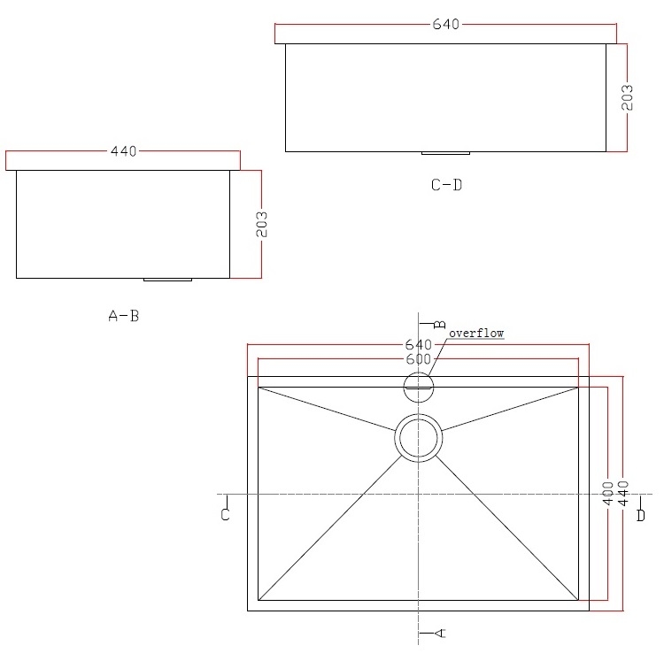 iDECOR U1124 Stainless Steel Kitchen Sink