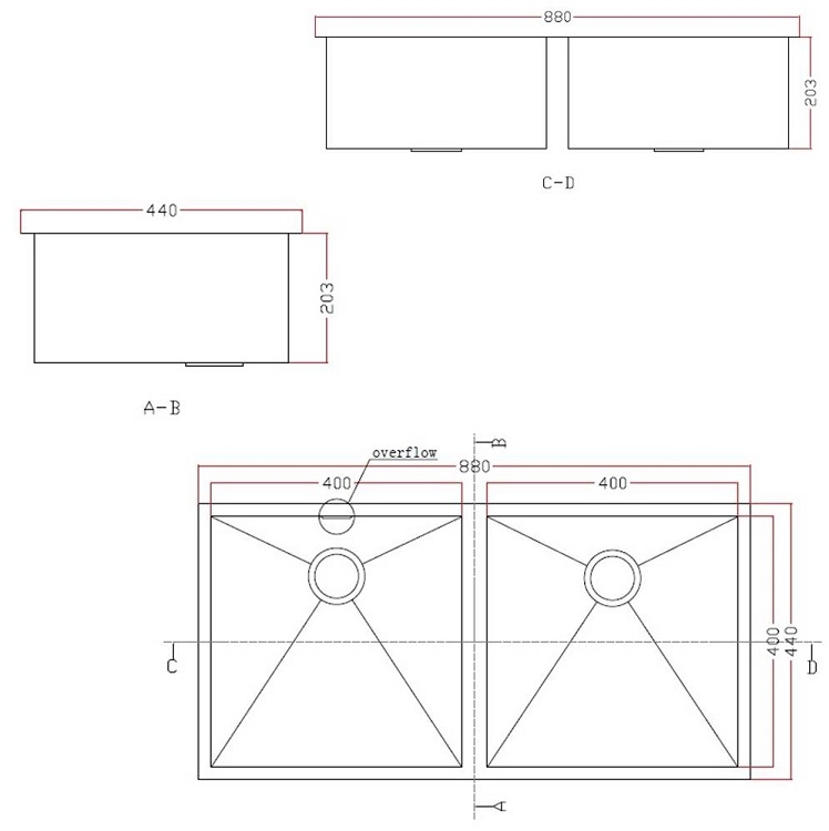 iDECOR U3126 Stainless Steel Kitchen Sink