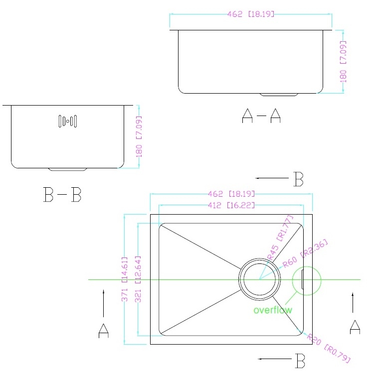 iDECOR U1040 Stainless Steel Kitchen Sink