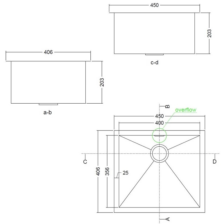 iDECOR U1061 Stainless Steel Kitchen Sink