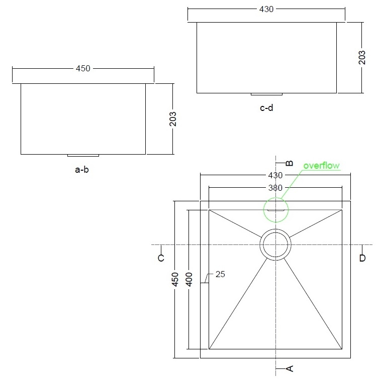 iDECOR U1068 Stainless Steel Kitchen Sink