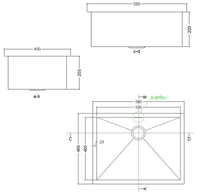 iDECOR U1069 Stainless Steel Kitchen Sink