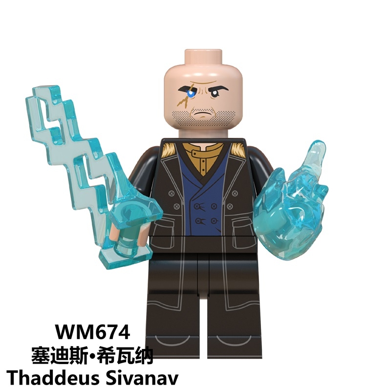 Thaddeus Sivana DC Super Heroes Custom Minifigs Minifigures Fit Lego W674