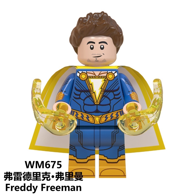 Freddy Freeman DC Super Heroes Custom Minifigs Minifigures Fit Lego W675