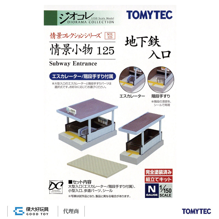 TOMYTEC 293590 情景小物 125 地下鐵入口