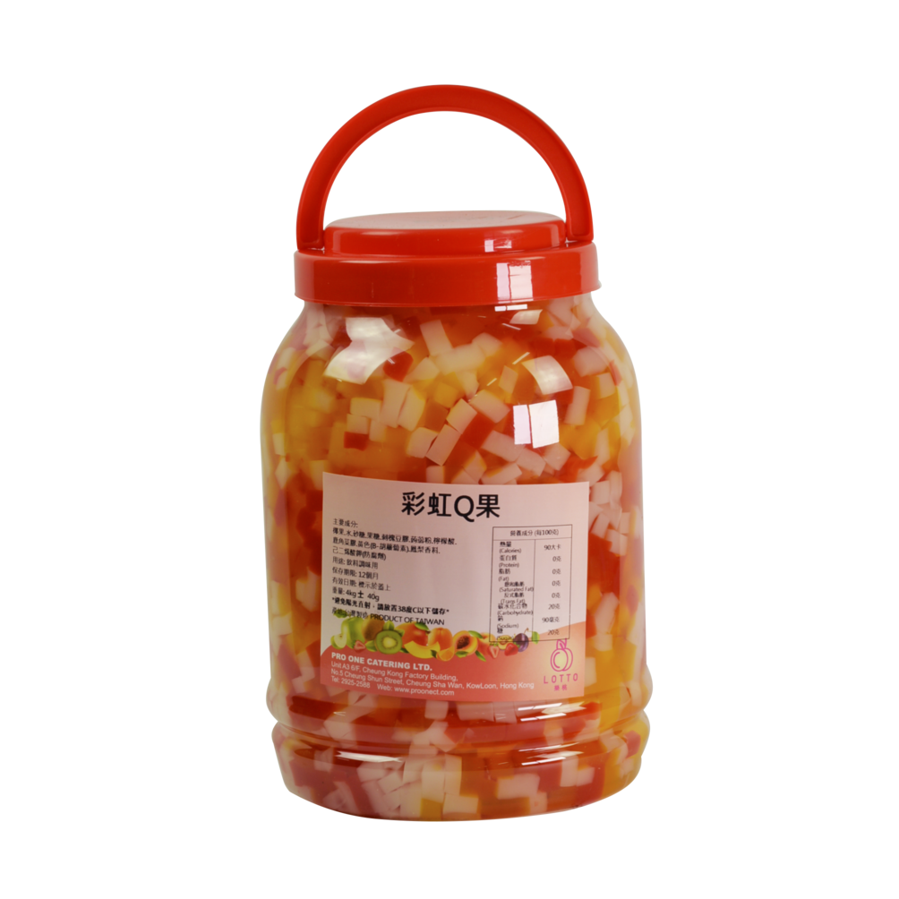 彩虹Q果 3.8KG/罐