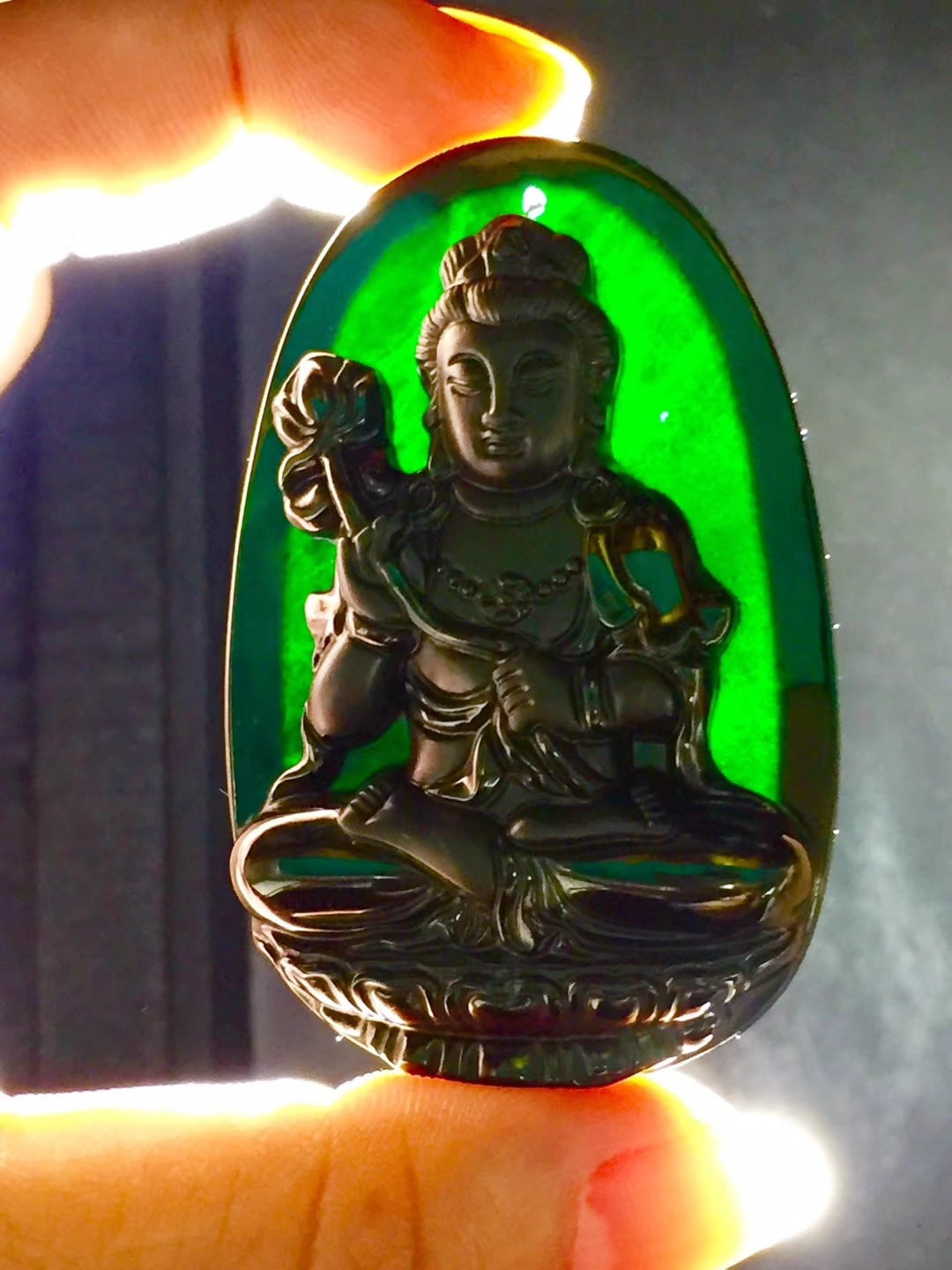 51612 墨翠大勢至菩薩
