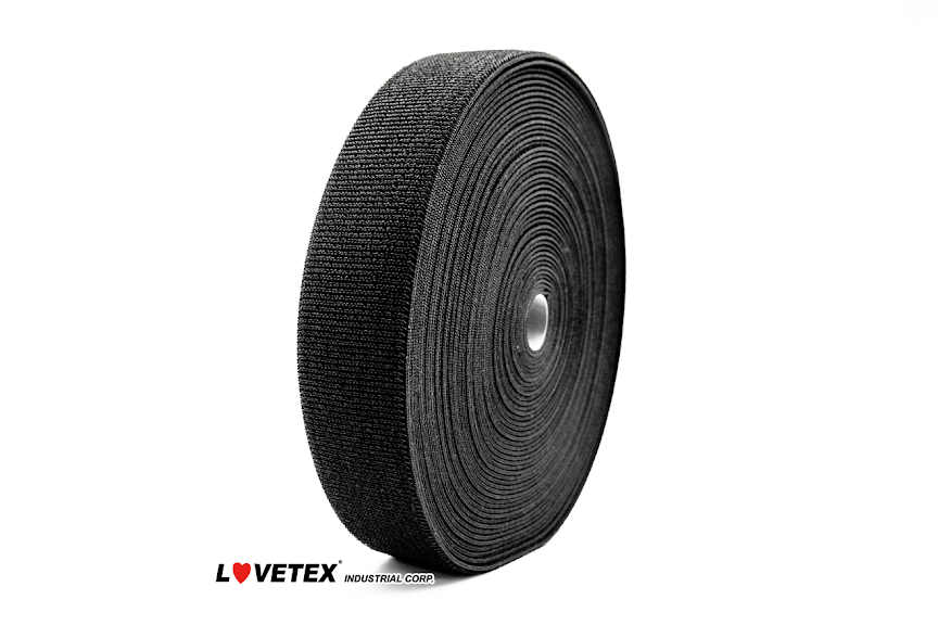 Woven Stretchable Loop 50mm*25M Black