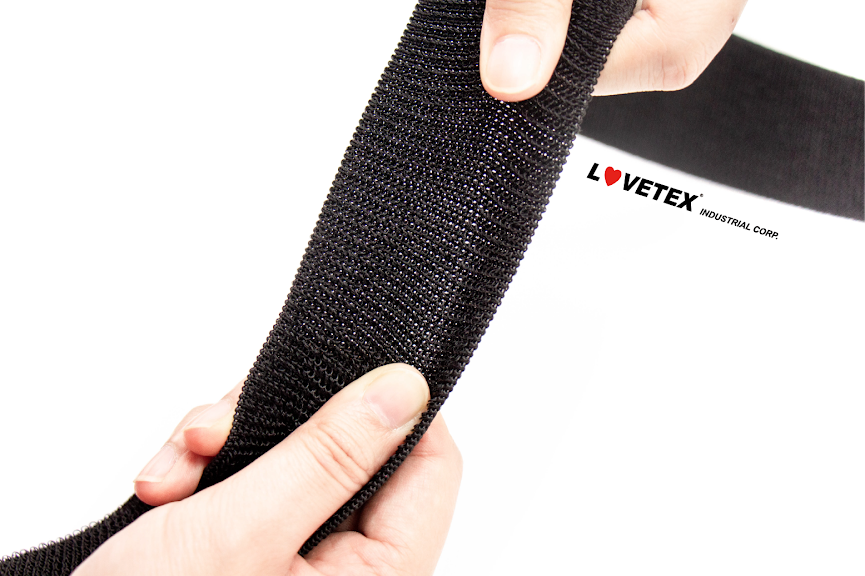 Woven Stretchable Loop 50mm*25M Black