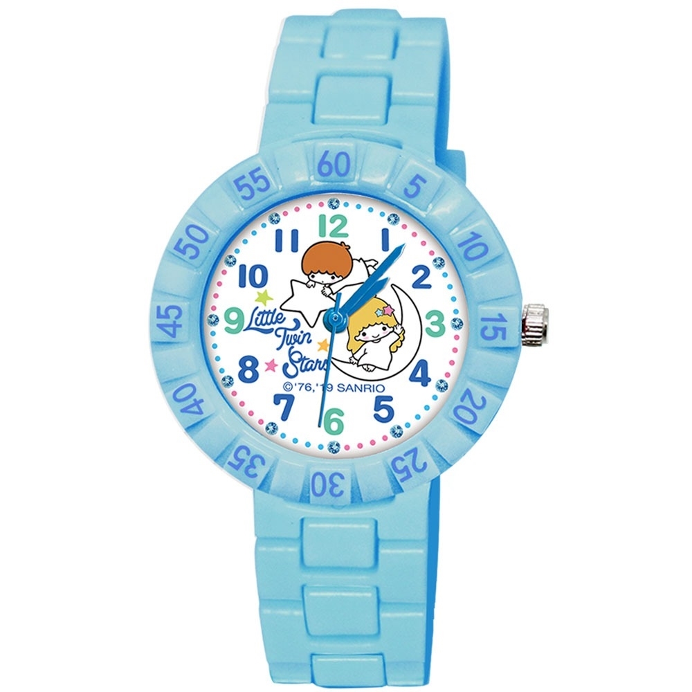 【三麗鷗】雙子星Kiki & Lala數字圓殼轉圈錶 (08T)