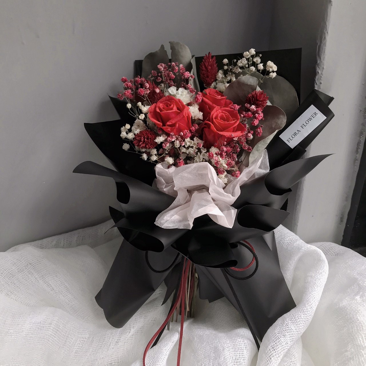 畢業花束-紅色