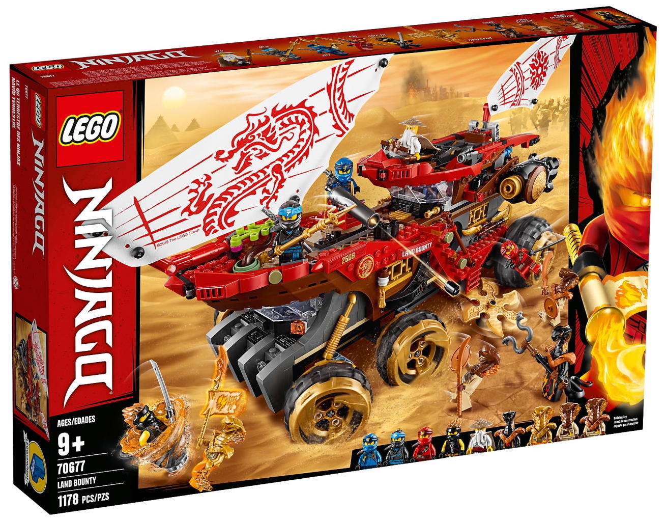 LEGO 70677 NINJAGO® - 土地賞金號裝甲車
