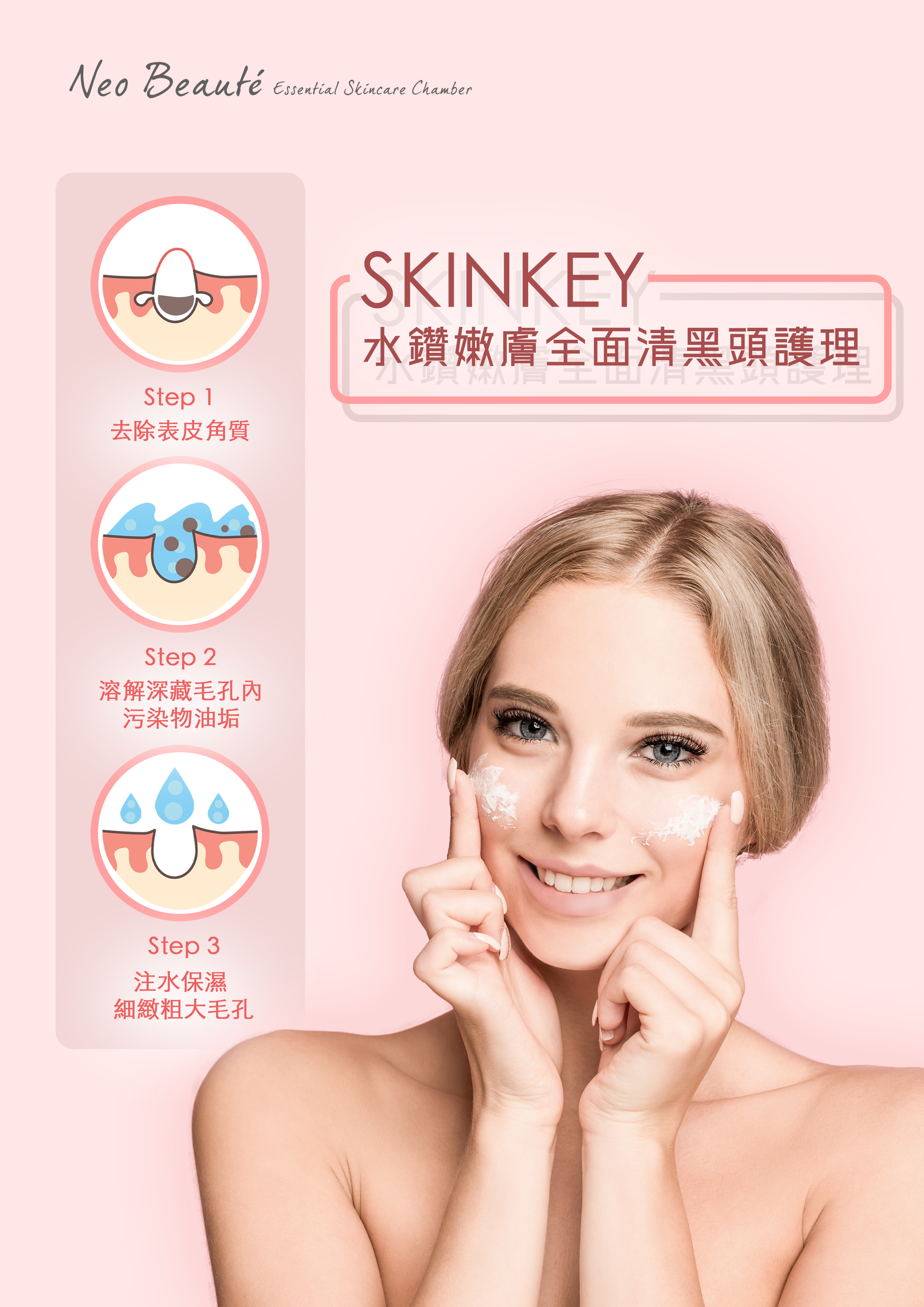 SKINKEY水鑽嫩膚全面清黑頭護理
