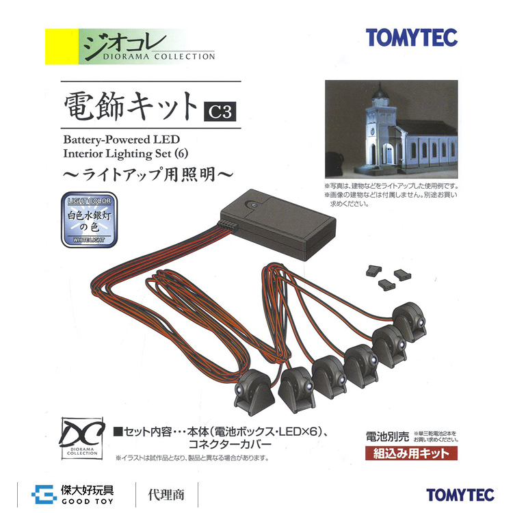 TOMYTEC 291190 照明電飾套件 C3 (白色LED) 投射用照明