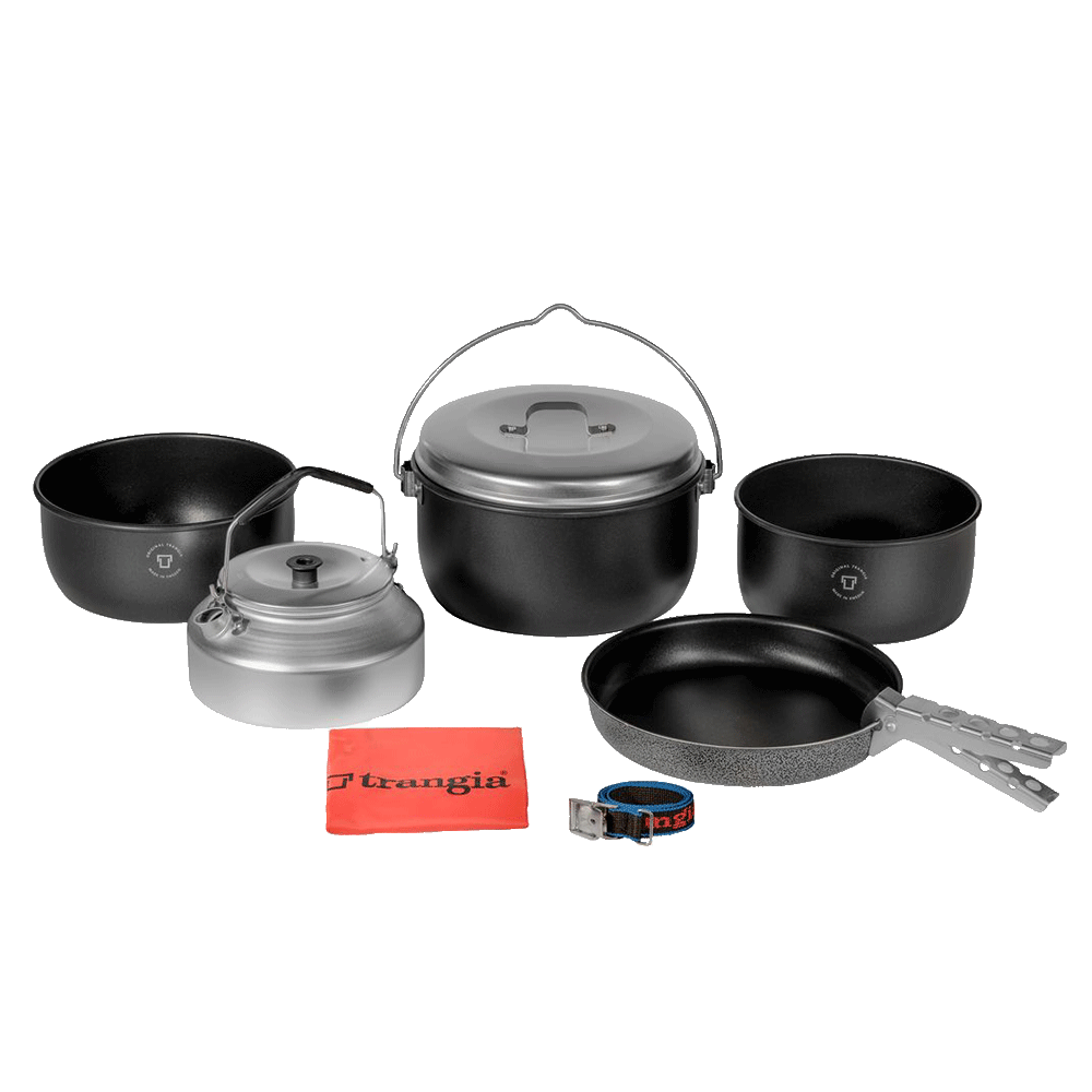 Trangia 400246 24-T 超輕鋁露營不沾鍋具套組 (含超輕鋁壺)