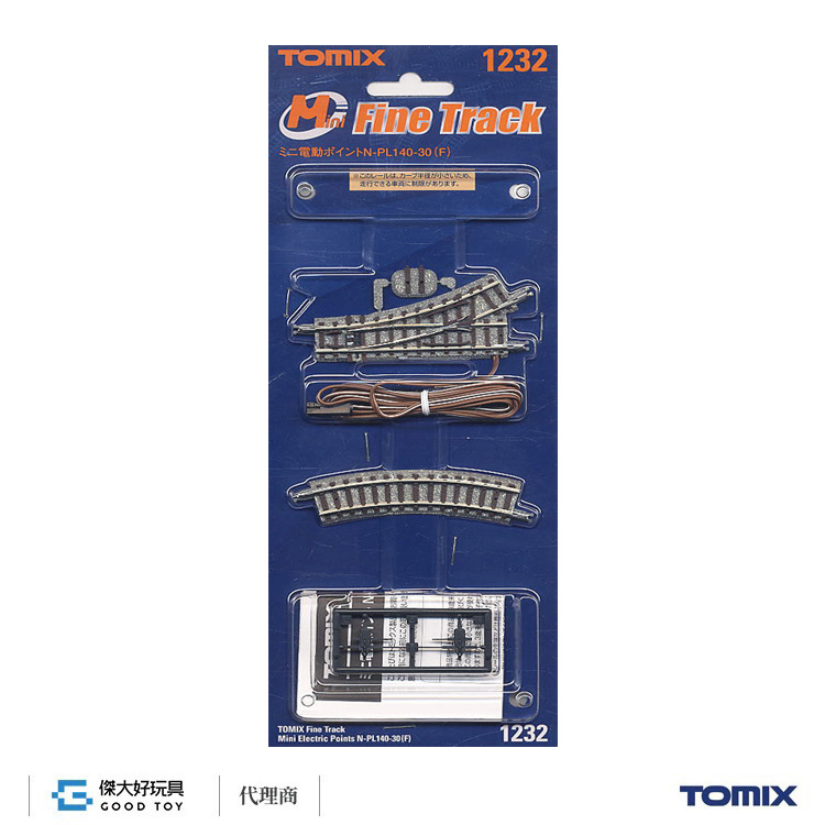TOMIX 1232 Fine Track Mini Electric Points N-PL140-30(F)