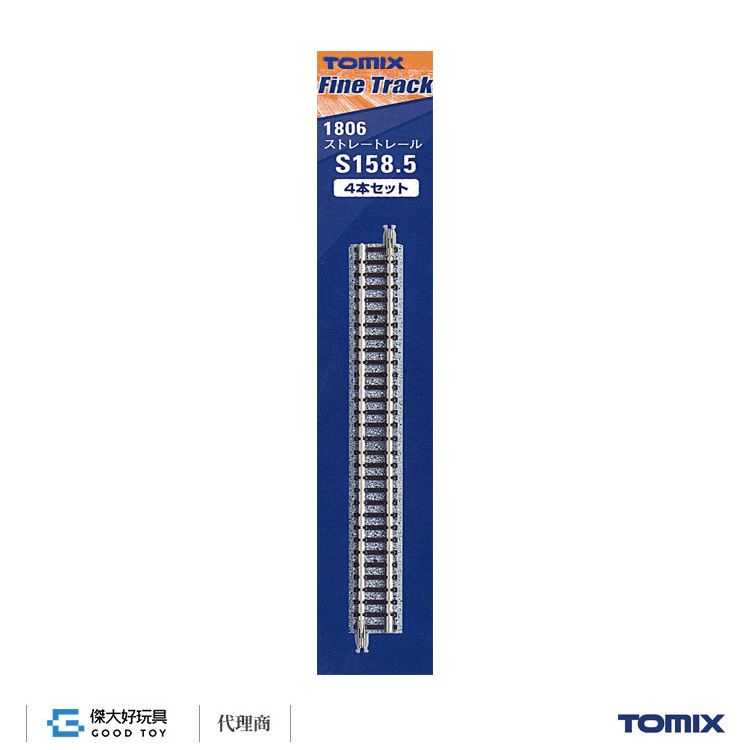 TOMIX 1806 直軌 S158.5 (F) (4入) 木枕