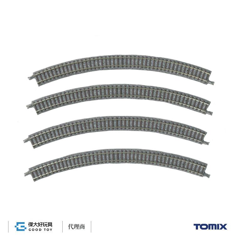 TOMIX 1851 彎軌 C280-45 (F) (4入) 木枕