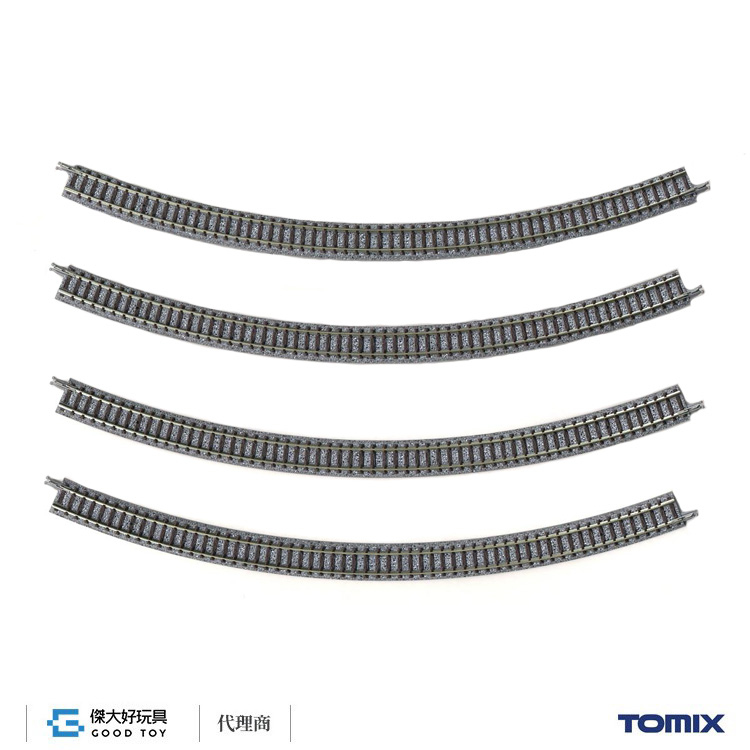 TOMIX 1858 彎軌 C391-45 (F) (4入) 木枕
