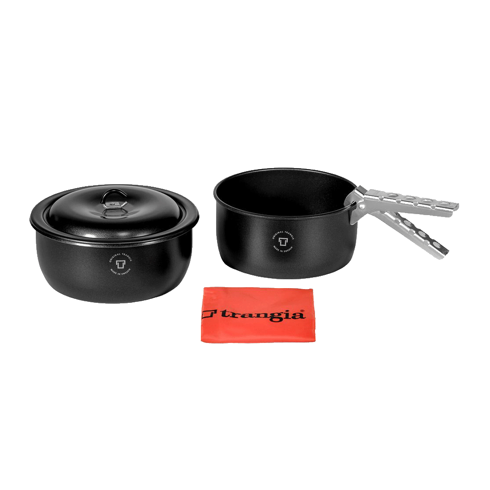 Trangia 401252 Tundra II 超輕鋁露營鍋具套組 極地2號-黑魂版