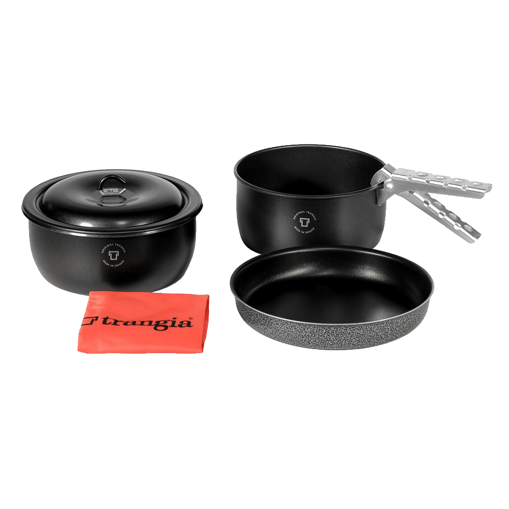 Trangia 401253 Tundra III 超輕鋁露營鍋具套組 極地3號-黑魂版