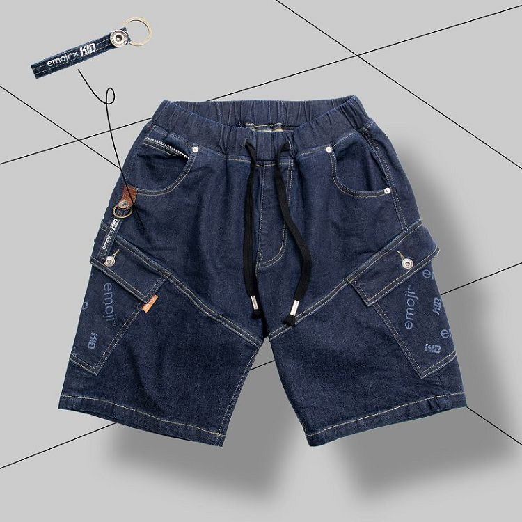 KID ® x emoji 丹寧牛仔短褲