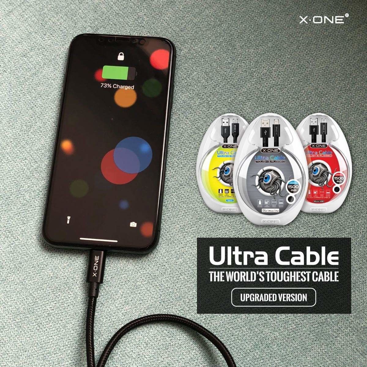 X.ONE Ultra Cable USB A to Type C 數據充電線