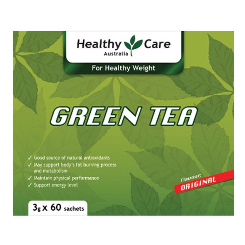 Healthy Care Green Tea Energy Drink Original 3g X 60 Po