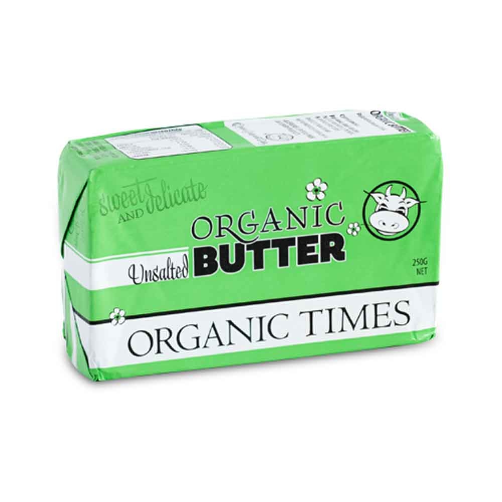 Organic Butter Unsalted 250g