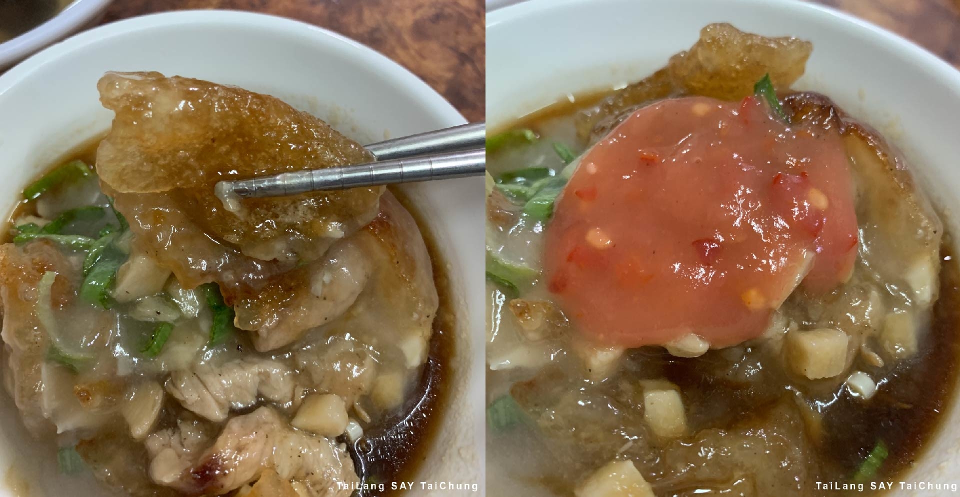 吃起來真的有喀滋咖滋聲的台中吳記脆皮肉圓