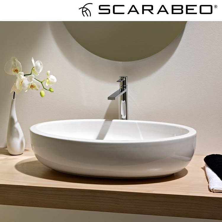 Scarabeo "Planet" 8111 Lay-On Basin without Overflow