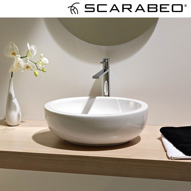 Scarabeo "Planet" 8112 Lay-On Basin without Overflow