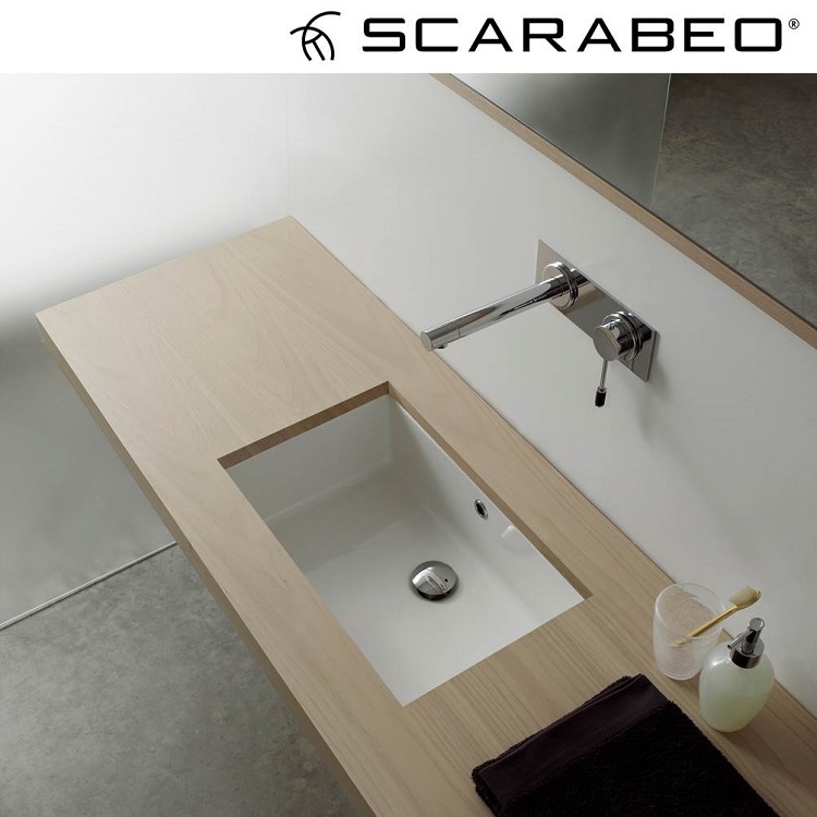 Scarabeo "Gaia" 8092 Built-in Basin with Overflow