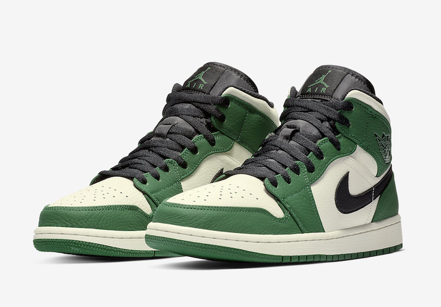 -(A3c)-AIR JORDAN 1 MID SE "PINE GREEN" 白綠-852542 301