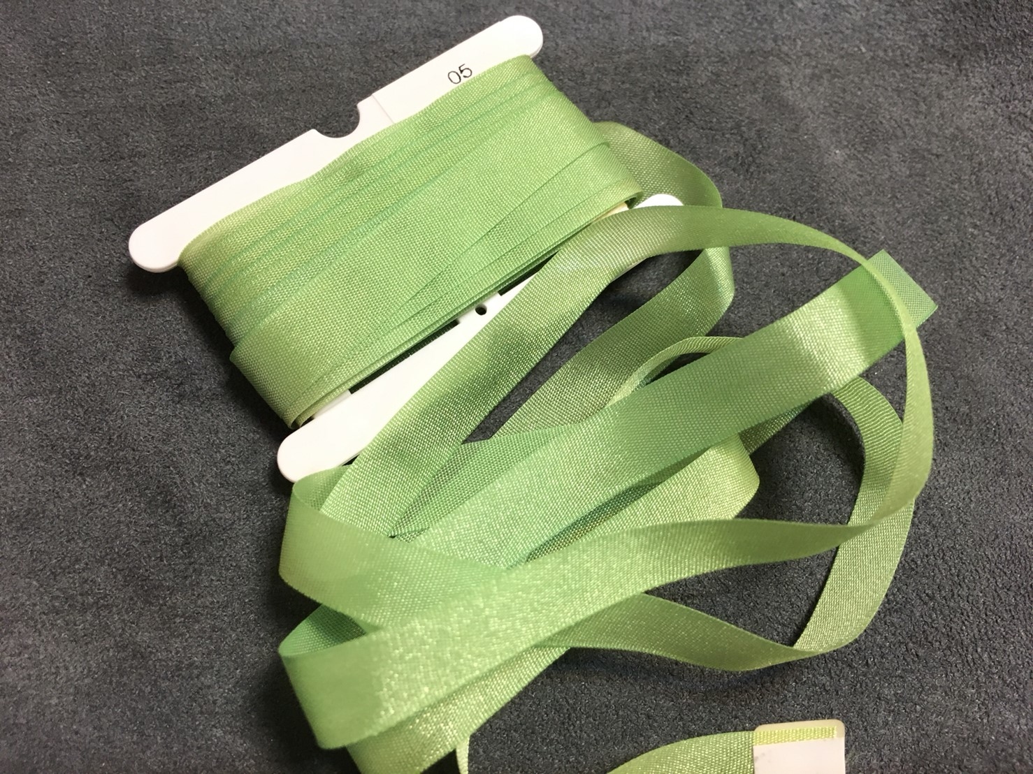 特殊色仿絲帶5mm/極薄平織/100碼/刺繡可用/Outlet