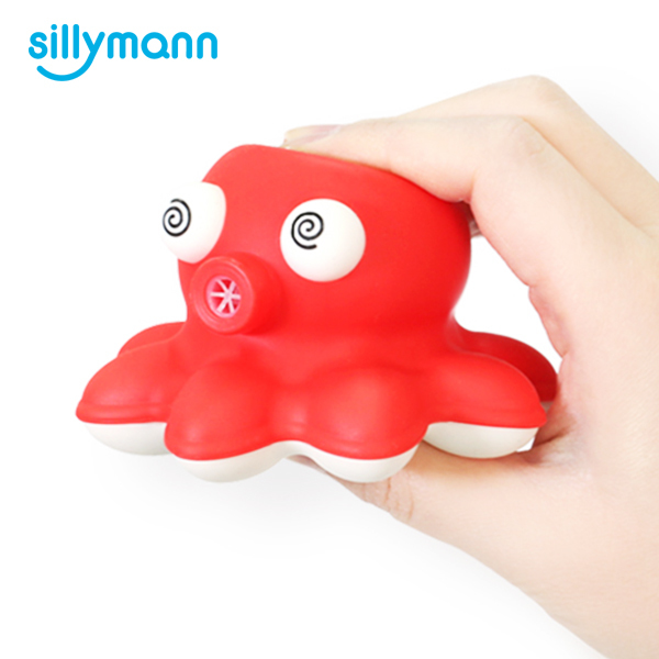 100%鉑金矽膠小章魚洗澡玩具