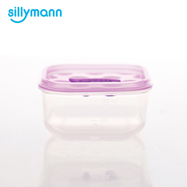 鉑金矽膠副食品保鮮盒120ml(2入)