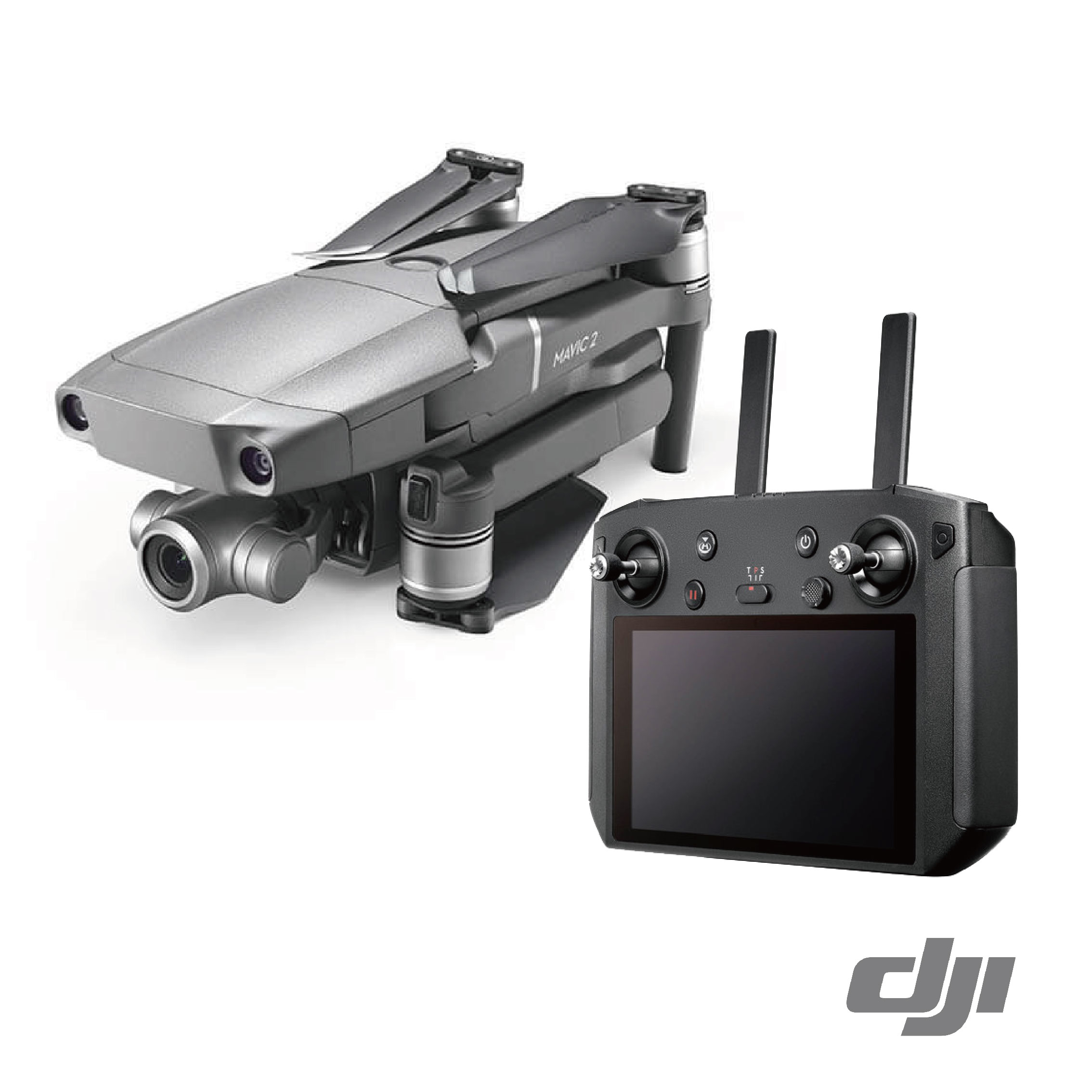 DJI Mavic2 Zoom 折疊式空拍機-光學變焦版帶螢幕遙控器套裝