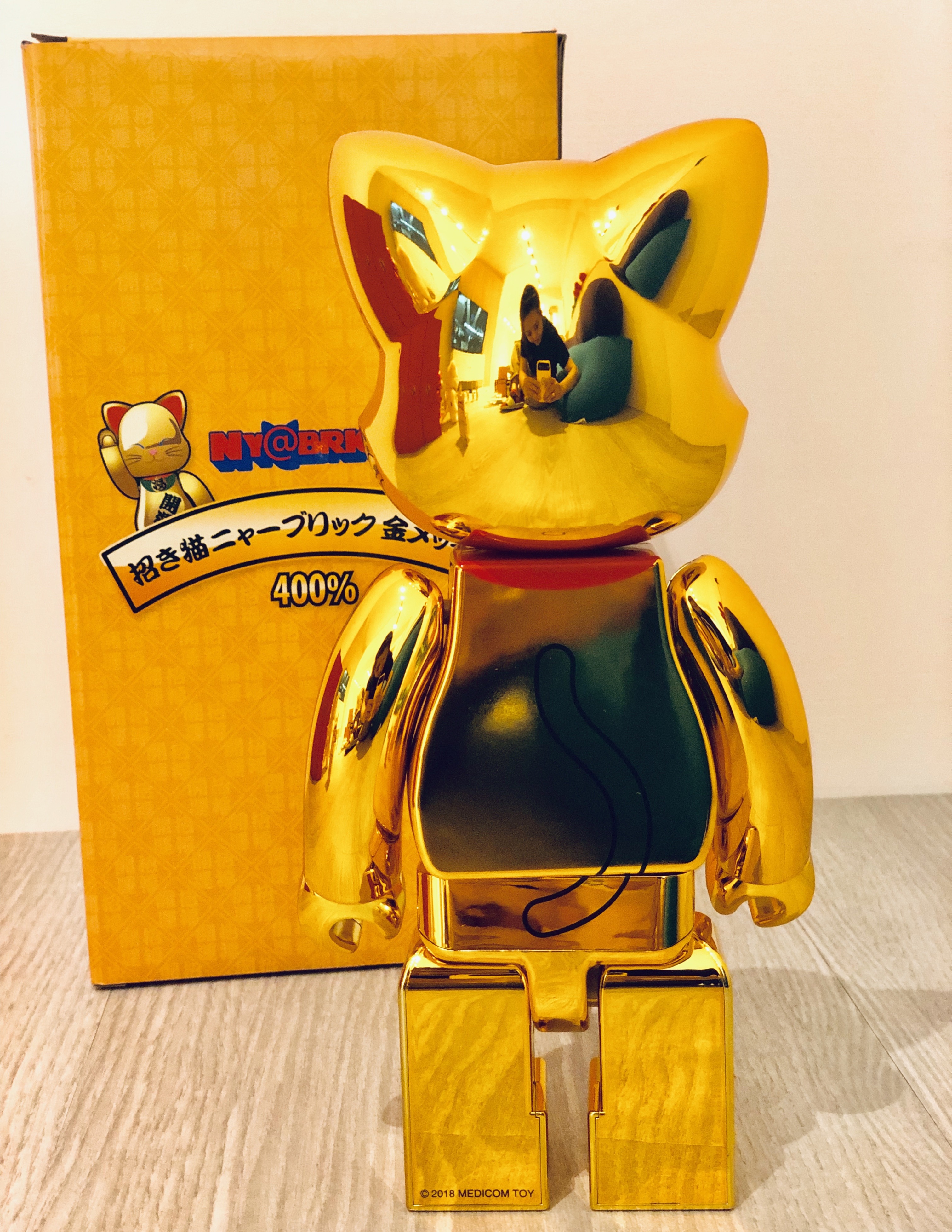 MEDICOM TOY - BE@RBRICK 招き猫 金運 金メッキ 弐 400％ MEDICOM TOY OFFICIAL BLOG（メディコム・トイ オフィシャル