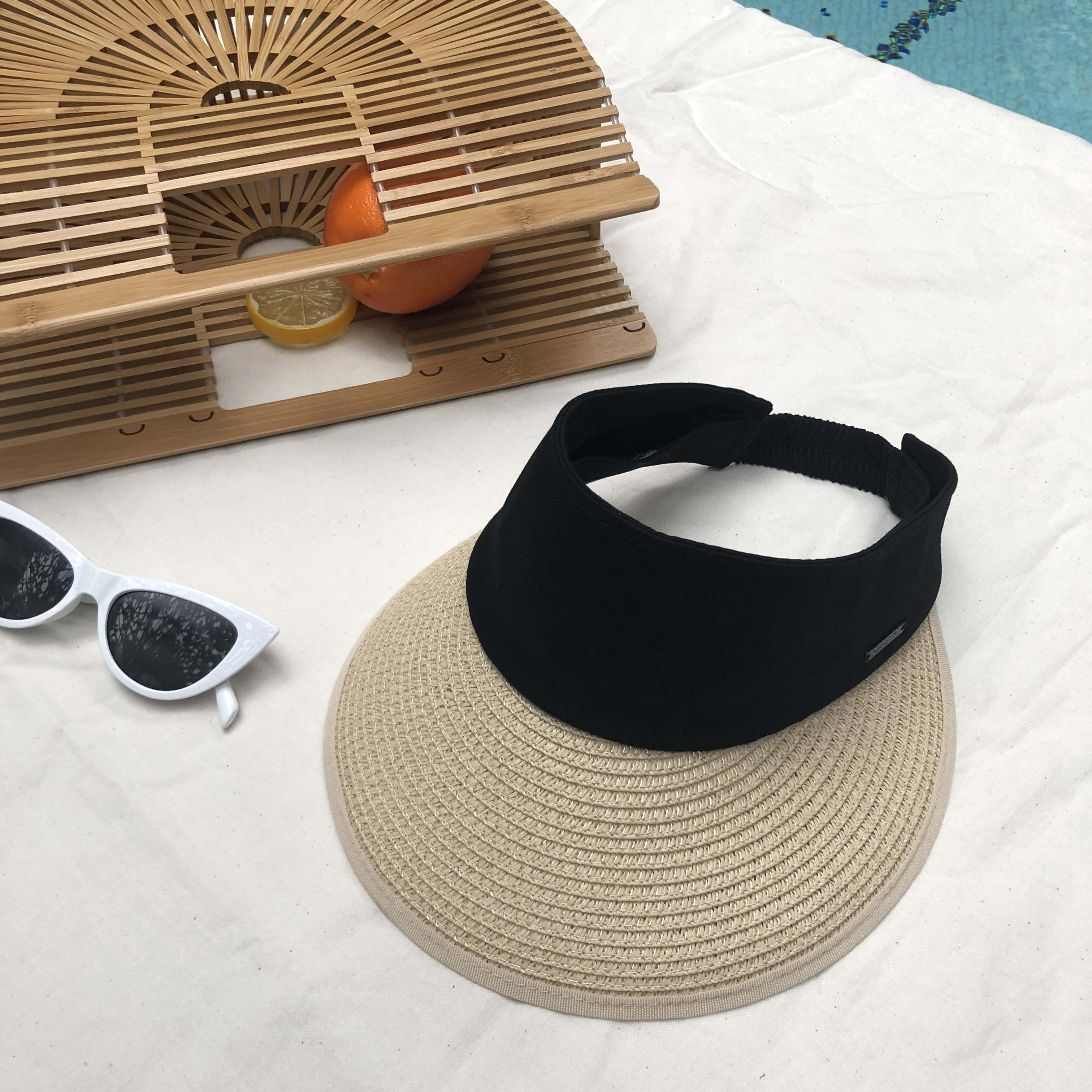 C012290小Logo防曬帽