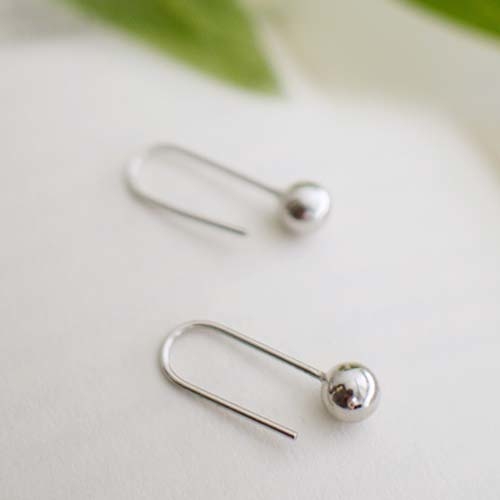 點亮心情純銀耳環/SE776