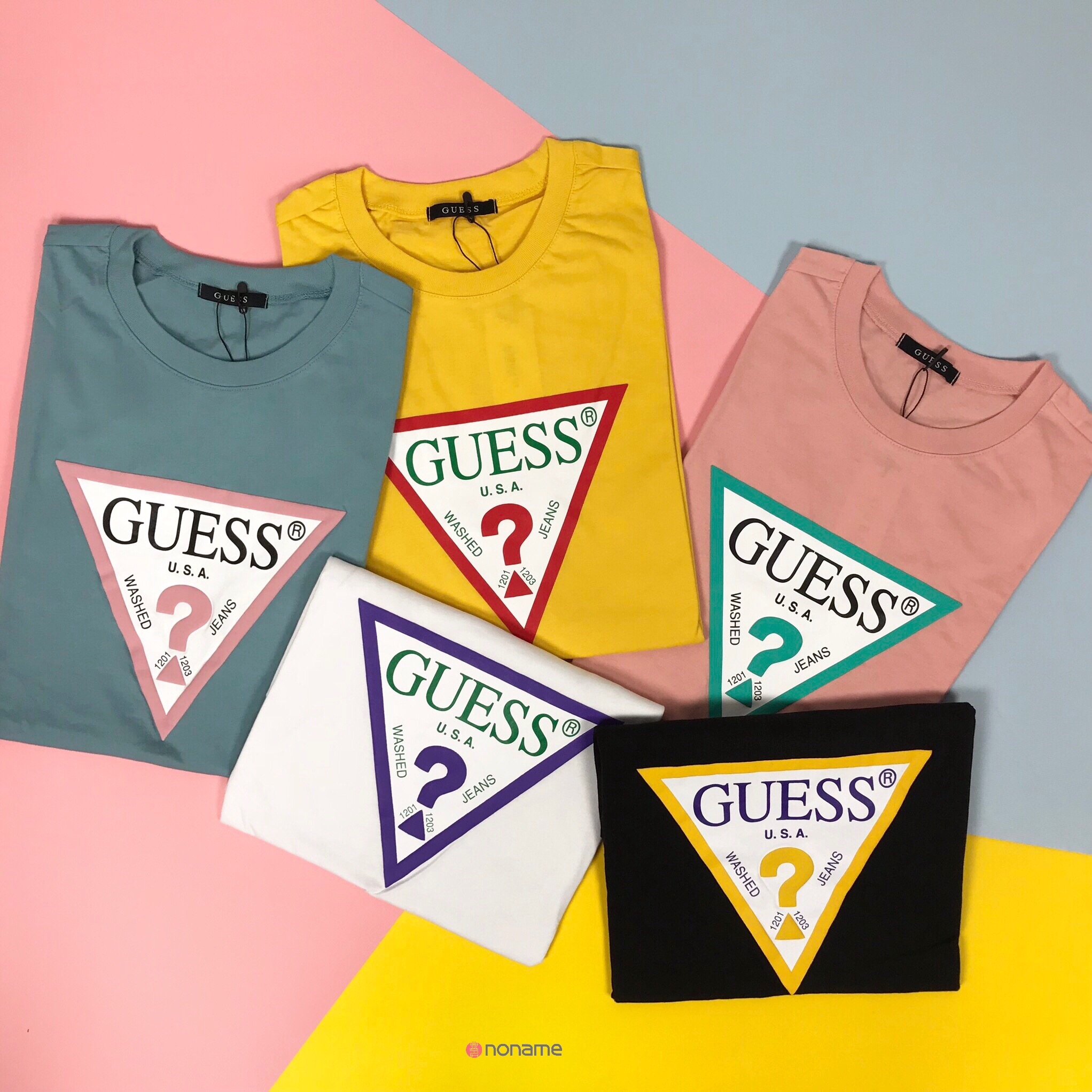 💥出清特價💥 GUESS Logo Tee 五色 短袖 (男款)